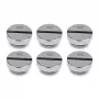 Alphacool Eiszapfen Verschlussschrauben G1/4, Chrom, 6er-Pack