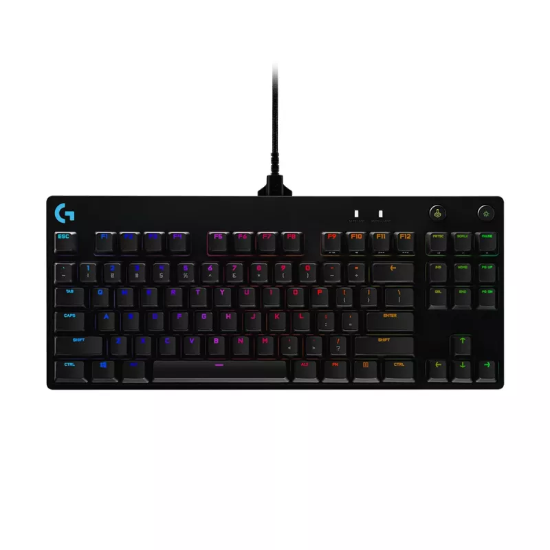 Logitech G PRO Gaming Tastatur - Tastatur - QWERTY - Spanisch - Schwarz (920-010593)