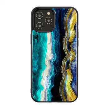 Schutzhülle iKins für Apple iPhone 12 Pro Max – Design Lila-Achat