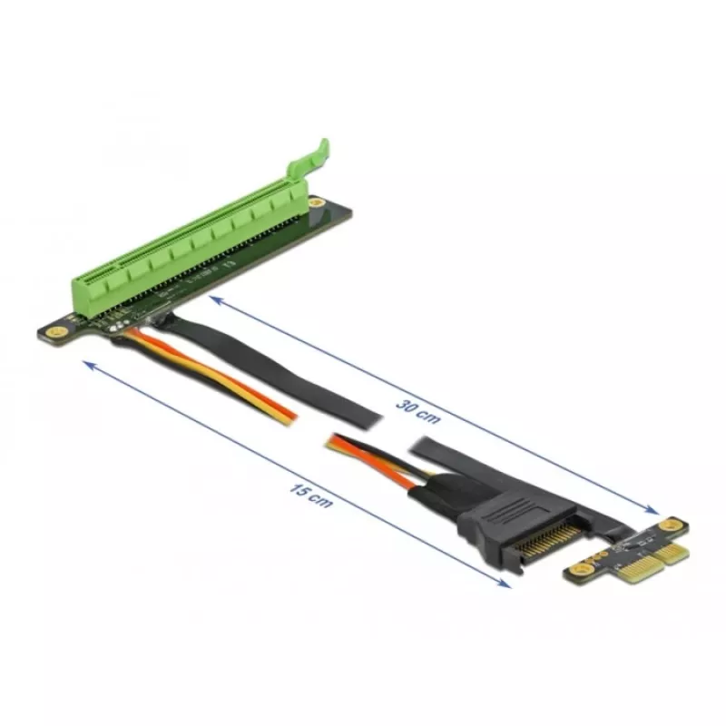 Riser-Karte PCI Express x1 auf x16 DeLOCK 85762