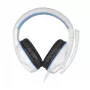 Steelplay HP44 Kabelgebundenes Gaming-Headset, Weiß/Blau, PS5