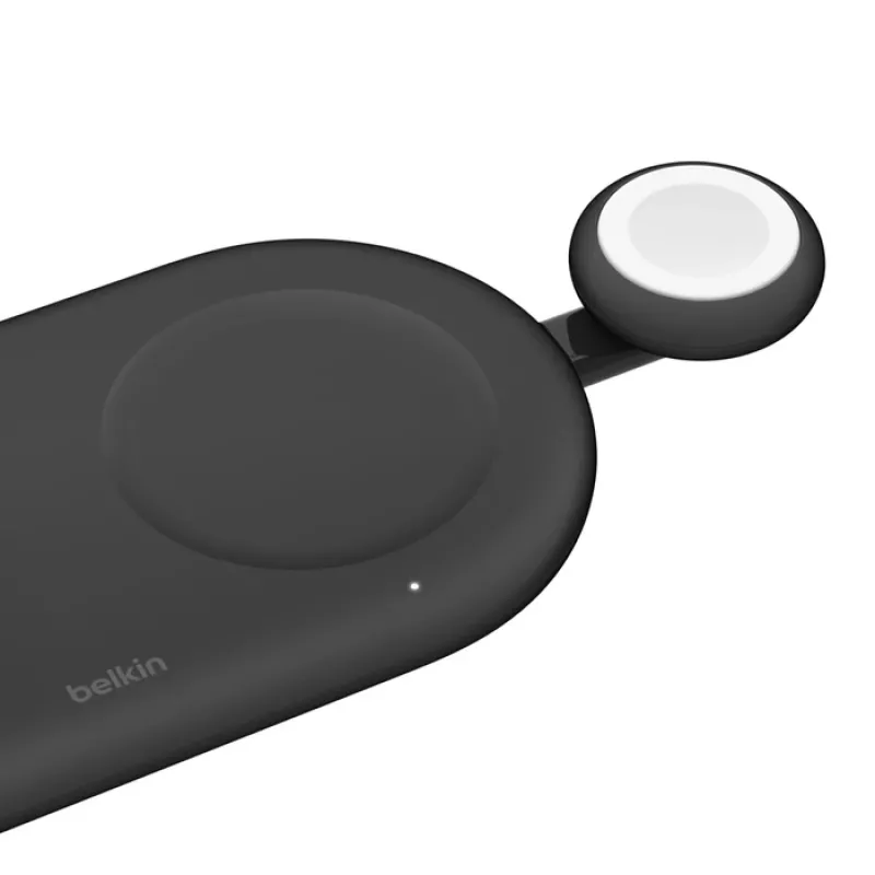 Belkin BoostCharge Tragbares USB-C Apple Watch Ladegerät, Schwarz (WIZ022glBK-B1)