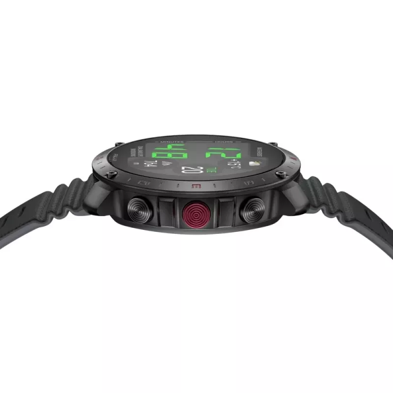 Polar Grit X2 Pro Sport-Smartwatch 3,53 cm (1,39") AMOLED-Touchscreen 454 x 454, 32 GB, GPS, Silikonarmband S-L, Schwarz (900110283)