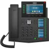 Fanvil X6U V2 IP-Telefon, 20 Leitungen, 4,3 Zoll LCD, Gigabit Ethernet, PoE, USB, Schwarz