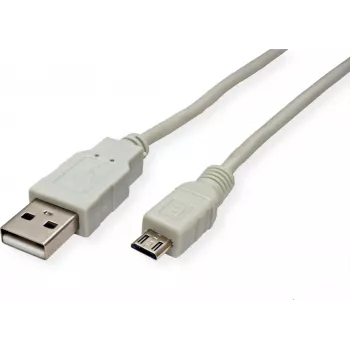 ITB STANDARD USB 2.0 Kabel A Micro B beige - Kabel - Digital/Daten (S3152)