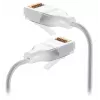 Netzwerkkabel Ubiquiti UACC-Cable-Patch-EL-C6A-15M-W RJ-45 Cat6a 15m Transparent Weiß