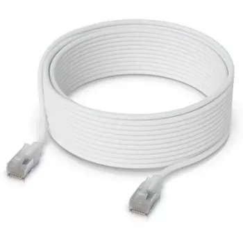 Netzwerkkabel Ubiquiti UACC-Cable-Patch-EL-C6A-12M-W RJ-45 Cat6a 12m Transparent Weiß