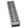 USB-Adapter Typ-A 3.0 – 10-fach USB 3.0 mit Schaltern