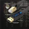 Unitek Y-SP02001B USB 2.0 auf RJ-45 Konsolenkabel, 1,8 m, Schwarz