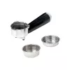 Jata JECA2525 Espressomaschine, 20 bar, 850 W, 1,8 l Wassertank, Dampfrohr, Schwarz / Edelstahl