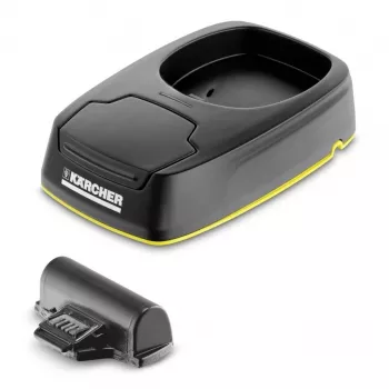 Batterieladegerät Kärcher 2.633-116.0 — Li‑Ion-Ladegerät für 1 Akku, 3,5 h Ladezeit, 13,2×5×20 cm