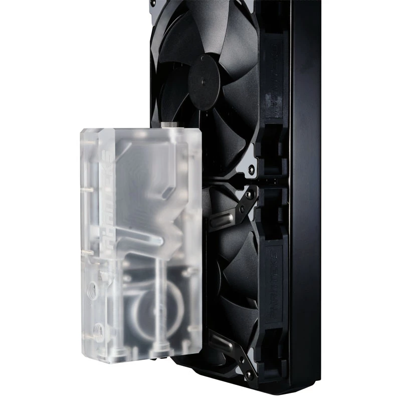 Phanteks Glacier R160C Reservoir, transparente Acryl-Rückplatte, DRGB LED