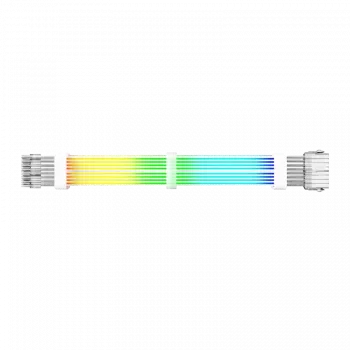 Gamemax PSU-Verlängerungskabel VGA/CPU 2x8PIN-W, Weiß