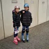 Inline-Skates HUDORA Mia 2.0, verstellbare Größe 33–36, pink