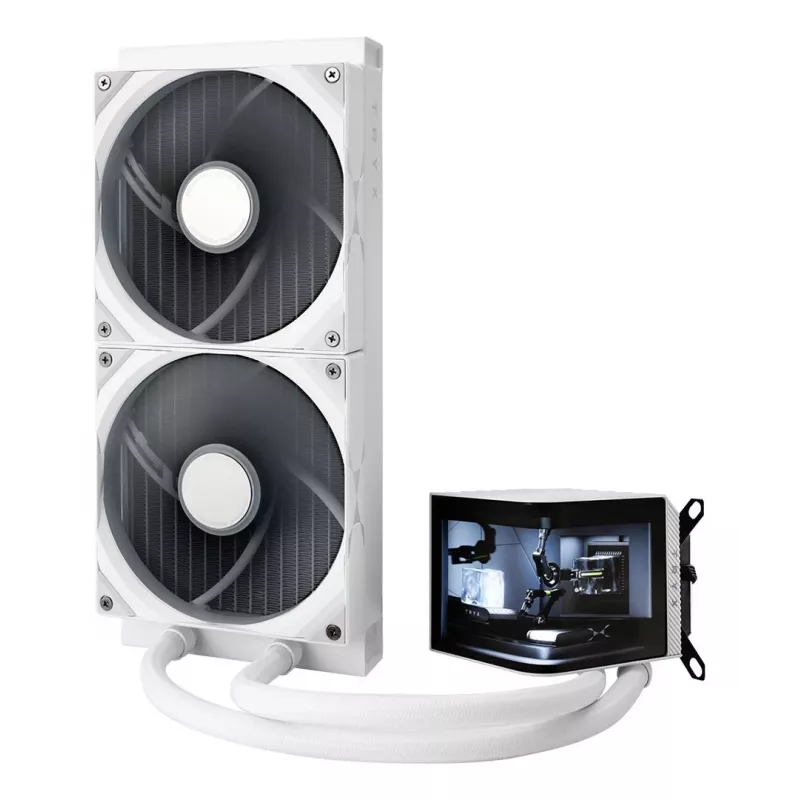 TRYX PANORAMA 280 Prozessor Flüssigkeitskühlung Kit 14 cm Weiß 1 Stk.