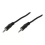 Audiokabel 3,5 mm LogiLink CA1049 1 m Schwarz