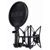 RODE SM6 Stoßdämpferhalterung mit Popfilter, Schwarz