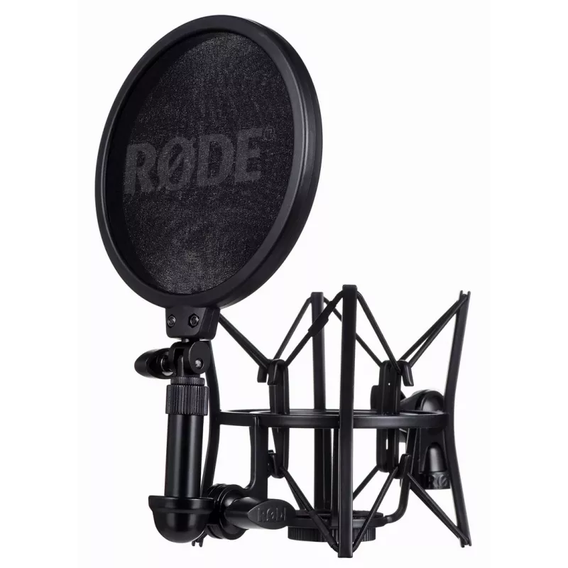 RODE SM6 Stoßdämpferhalterung mit Popfilter, Schwarz