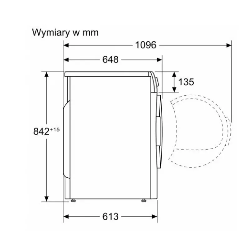 Wäschetrockner Bosch WTH86200PL 8 kg Kapazität Wärmepumpe