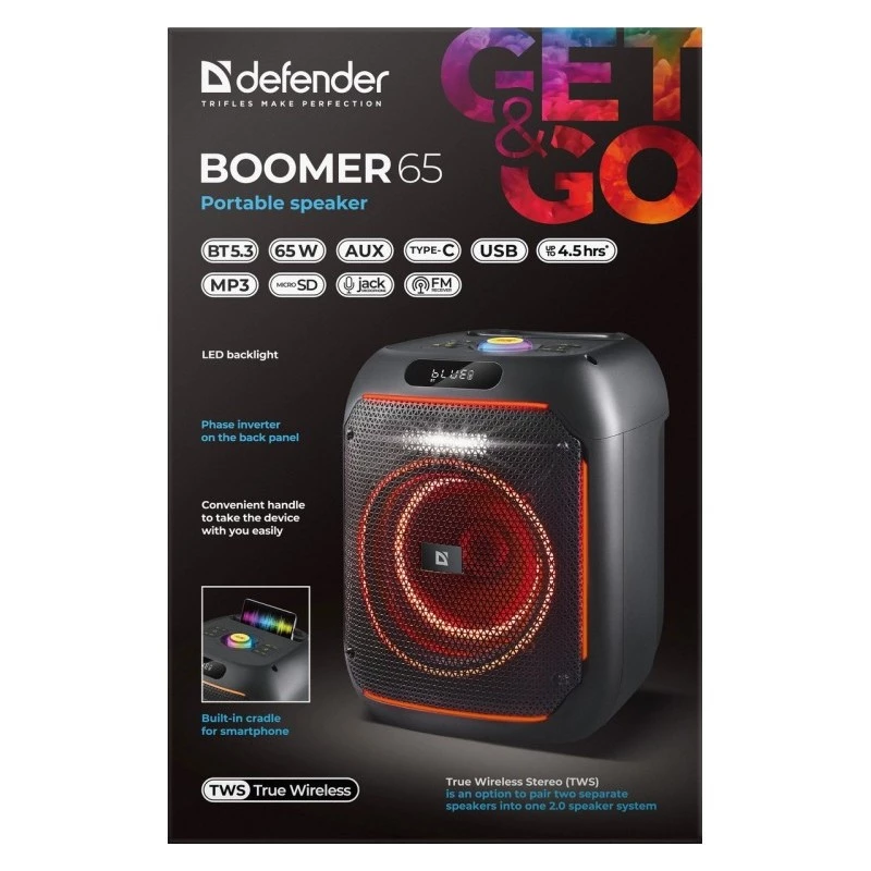 Bluetooth-Lautsprecher Boome R 65W