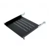 19-Zoll-Fachboden Triton RAB-UP-550-A4, 1HE, 550 mm, 80 kg, schwarz