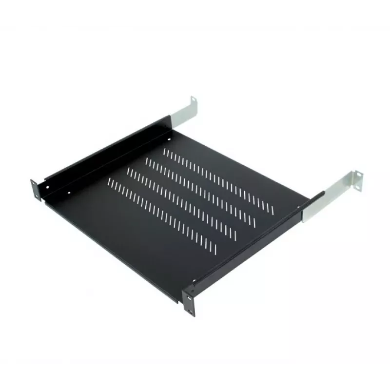 19-Zoll-Fachboden Triton RAB-UP-550-A4, 1HE, 550 mm, 80 kg, schwarz