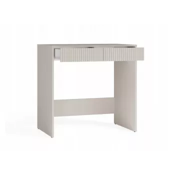 Desk top e shop MARINA 2S schlank KASZMIR — kompakter Schreibtisch mit 2 Schubladen, schmales Profil