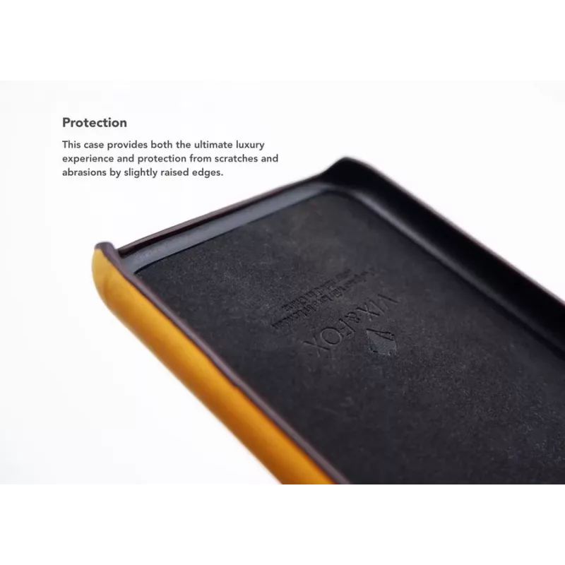 VixFox Handy-Rückseitenschale für iPhone 7/8 Plus, senfgelb, harte Schutzabdeckung
