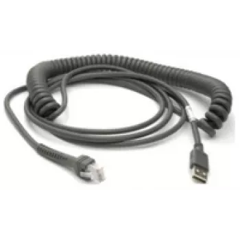 Zebra CBA-U29-C15ZBR USB-Kabel USB 2.0 4,57 m USB A Schwarz