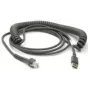 Zebra CBA-U29-C15ZBR USB-Kabel USB 2.0 4,57 m USB A Schwarz