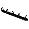 Alantec PK009 Kabel-Organizer Wand-Kabelhalter Schwarz 1 Stk.