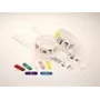 Zebra Clips für die Verwendung mit QuickClip-Armbändern Gelb
