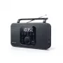 Muse M-091R tragbares Radio, FM/AM, LCD-Display, Wecker, AUX-Eingang, Netz-/Batteriebetrieb, Schwarz