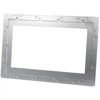 Blende für ALLNET-Tablet ALLTCOVER14WSV1 — silberner Frontrahmen, Gewicht 483 g