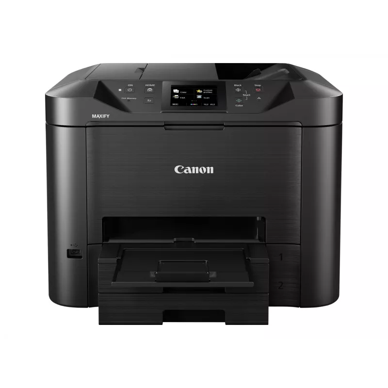 Canon MAXIFY MB5450 Farb-Tintenstrahl-Multifunktionsdrucker A4, Drucken/Scannen/Kopieren/Fax, LAN, WLAN, Duplex, ADF