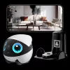 Robot Wi‑Fi Enabot EBO Air2 Plus — 5000 mAh Akku, 111 mm Höhe, Indoor-Haustierbegleiter und Überwachungsroboter