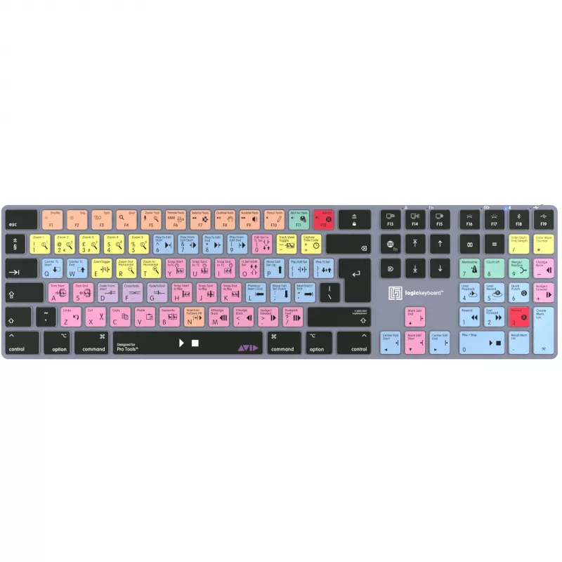 Logickeyboard Avid Pro Tools Titan DE Mac Tastatur LKB-PT-TM-DE