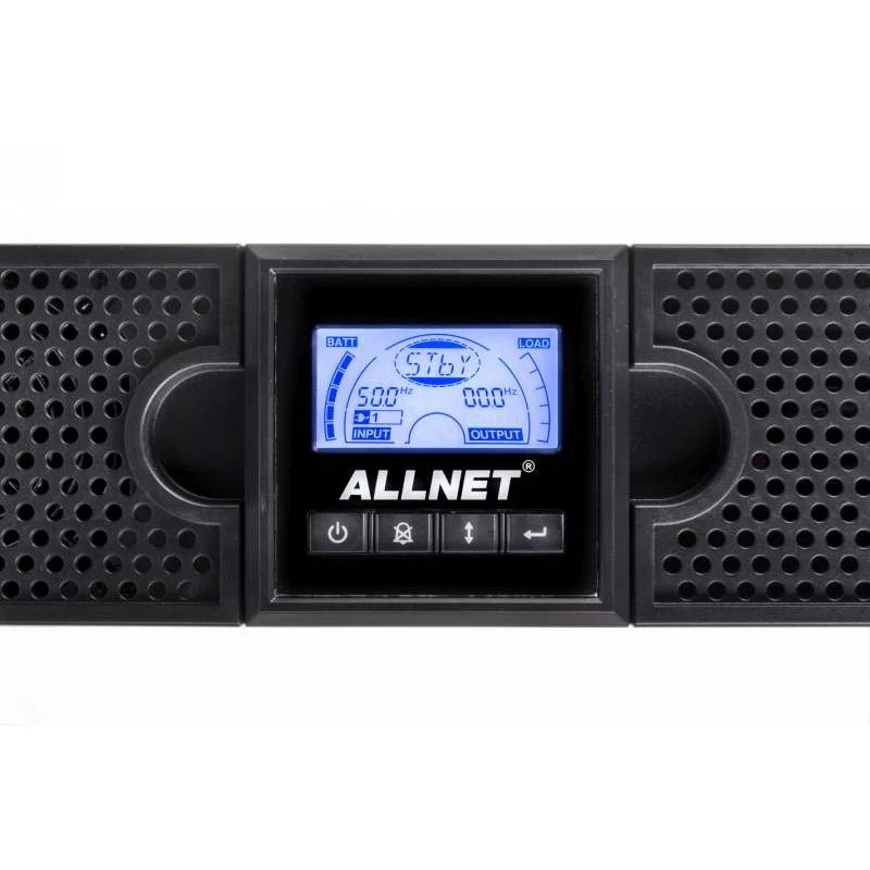 ALLNET All915019RT 1500VA Line-Interactive USV, USB/RS232, LCD-Display, 19" Tower, 28 Min.