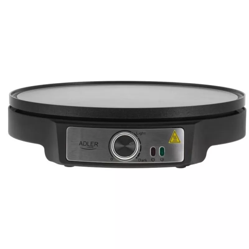 Adler AD 3093 2-in-1 doppelseitiger elektrischer Crêpe-Maker, 1600 W, Schwarz