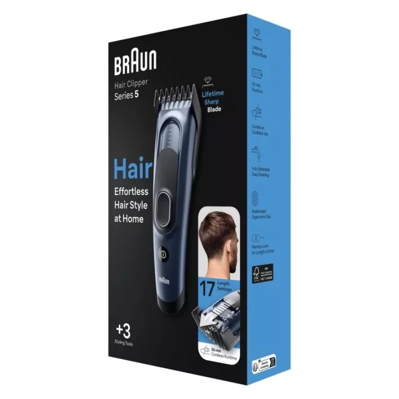 Braun HC5350 Haarschneider, blau