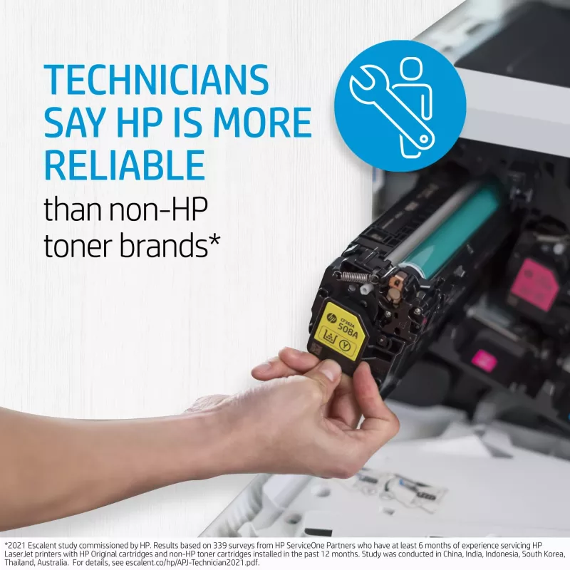 HP 128A Yellow Original LaserJet Tonerkartusche, 1300 Seiten, Gelb, 1 Stück