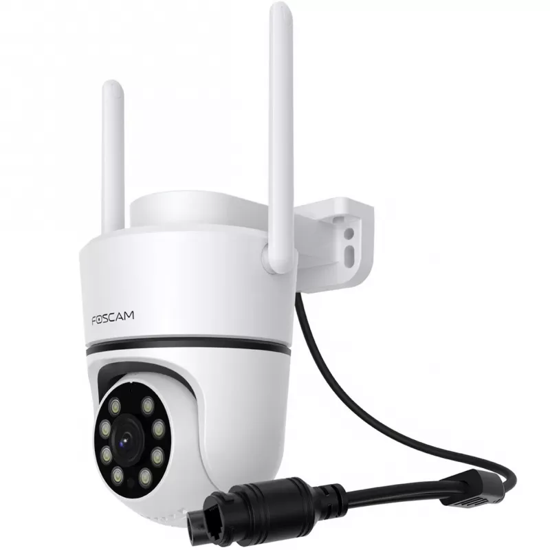 Foscam PD5 5-MP-WLAN-Überwachungskamera, weiß