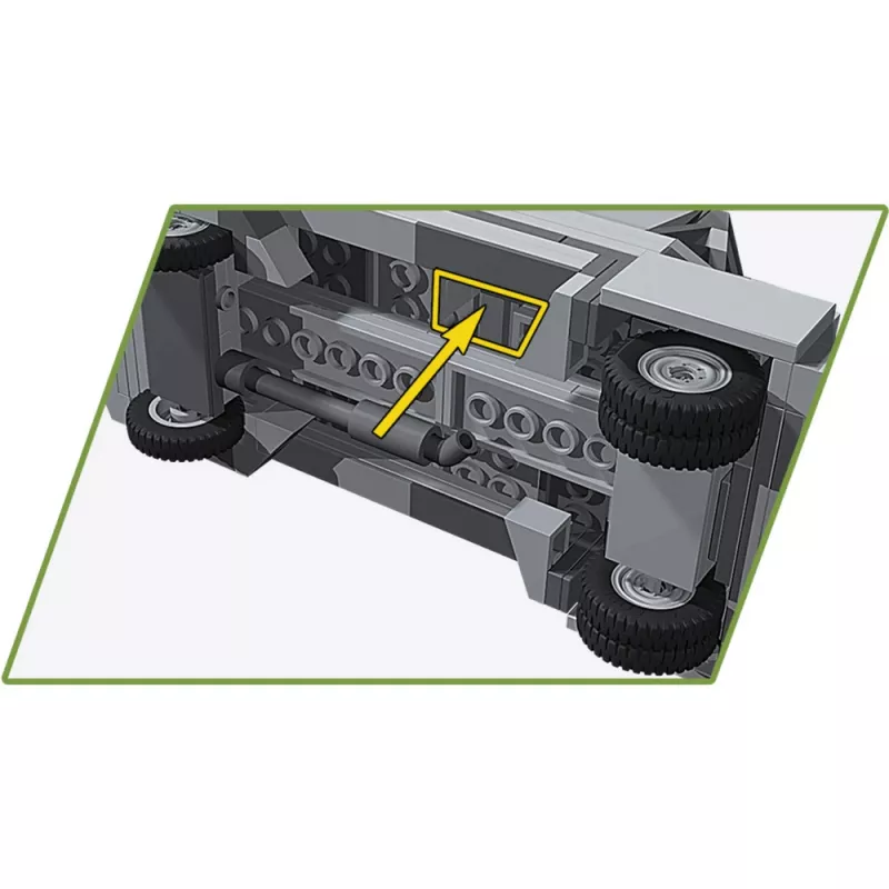 COBI 3114 Historical Collection Behelfspanzerwagen Kubuś, Warschauer Aufstand, 302 Teile