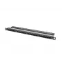 Lanberg PPU5-0024-B - RJ-45 - Cat5, Cat5e - Schwarz - Metall - Rackeinbau - 0,5HE (PPU5-0024-B)