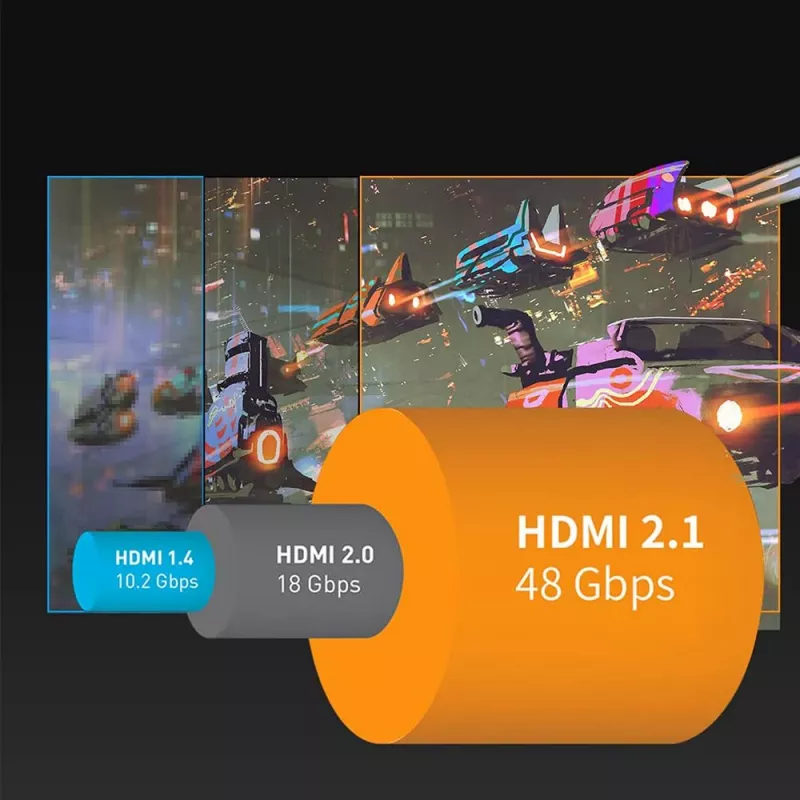 HDMI-Kabel MANTA HDMI-2MC 2 m, unterstützt Auflösungen bis zu 8K