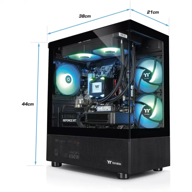 FTW V170A 5070 Elite Schwarz, Gaming-PC schwarz/transparent, Windows 11 Home