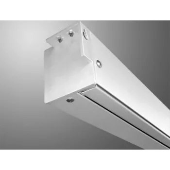 Projektionsleinwand AVTEK Video Electric 240 4:3 — sichtbar 235×176,2 cm, gesamt 240×200 cm, elektrisch mit Fernbedienung, Decken-/Wandmontage