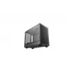 DeepCool CH160 PLUS R-CH160-BKNGM0-G Small-Form-Factor-(SFF)-PC-Gehäuse, Mini-ITX/Micro-ATX, Hartglas, schwarz