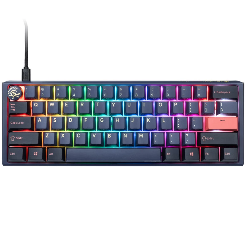 Ducky One 3 Cosmic Blau Mini Gaming-Tastatur, RGB-LED - MX-Blau (US)