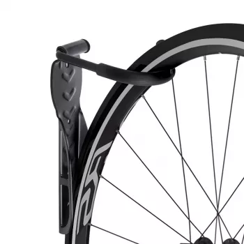 Wandmontierter Fahrradträger MACLEAN MC-432, vertikale Fahrradhalterung, verstellbare Breite, max. Belastung 30 kg, schwarz